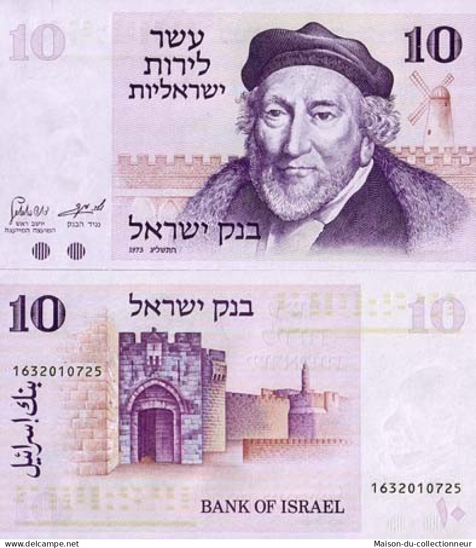Billets Banque Israel Pk N° 39 - 10 Sheqalim - Israël