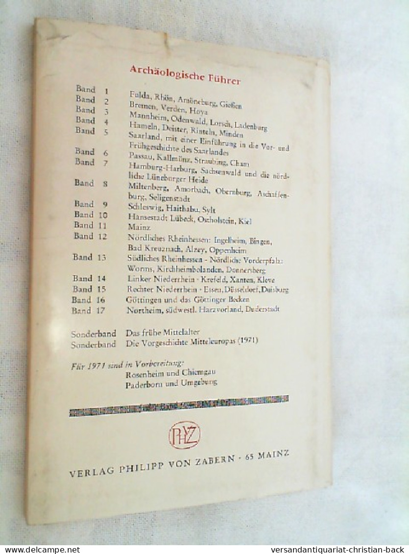 Führer Zu Vor- Und Frühgeschichtlichen Denkmälern; Teil: Bd. 1., Fulda, Rhön, Amöneburg, Giessen. - Arqueología