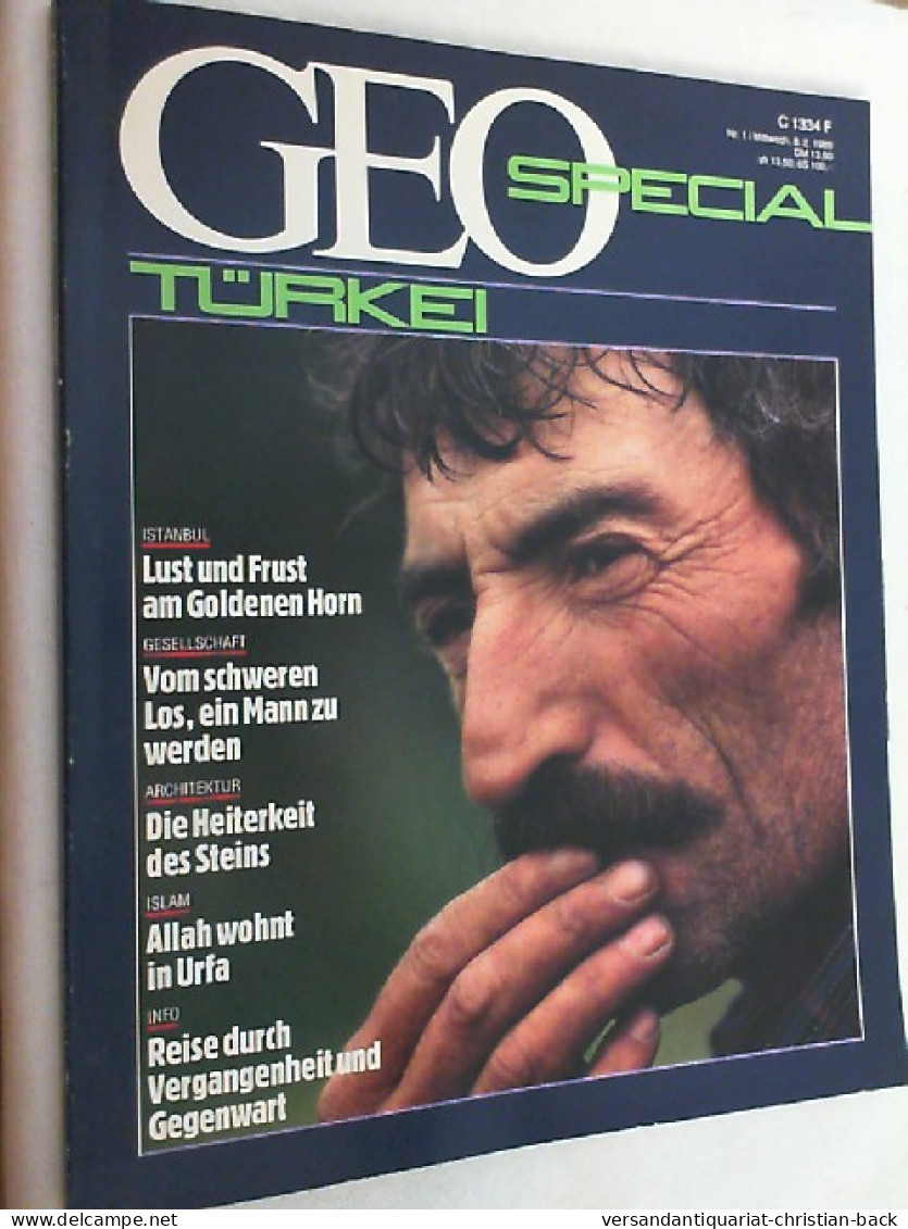Geo Special Türkei Nr. 1/1989. 8.2.1989, ; 3570092402 - Andere & Zonder Classificatie