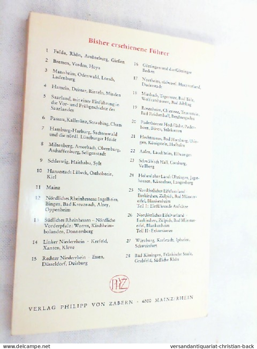 Führer Zu Vor- Und Frühgeschichtlichen Denkmälern; Teil: Bd. 25., Nordöstliches Eifelvorland : Euskirchen, - Arqueología