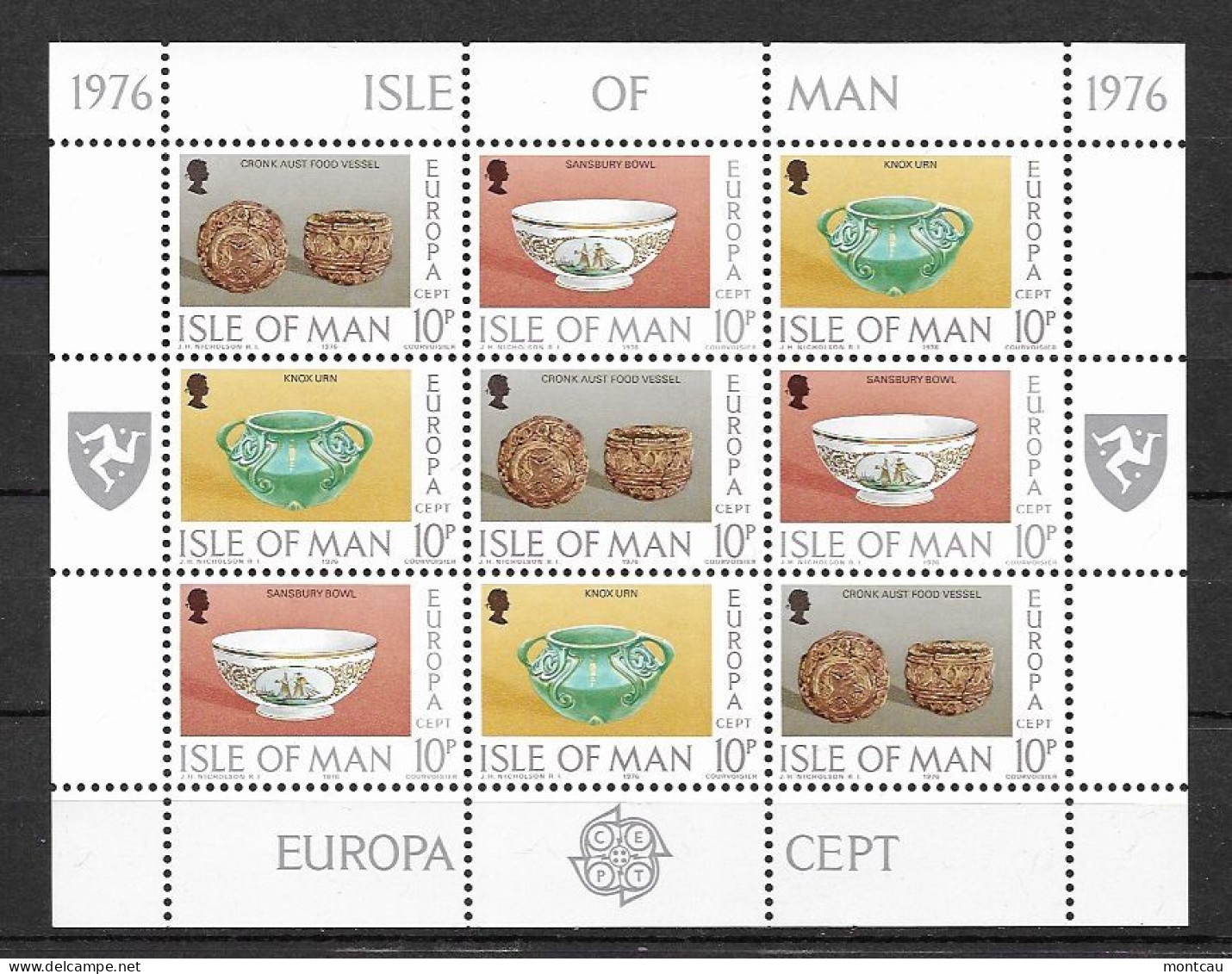 Is. Man 1976.  Europa Mi 85-87  (**) - 1976