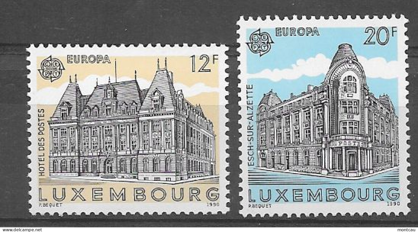 Luxembourg 1990.  Europa Mi 1243-44  (**) - 1990