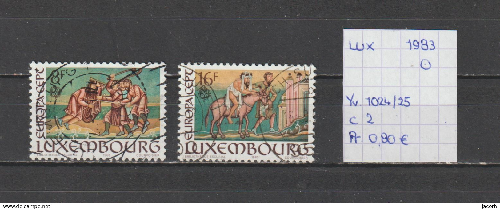 (TJ) Luxembourg 1983 - YT 1024/25 (gest./obl./used) - Oblitérés