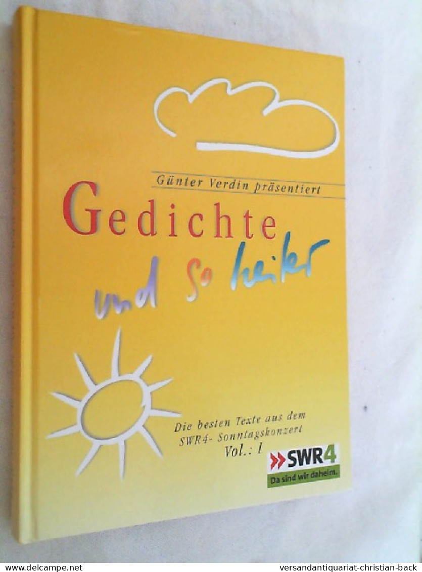 Günter Verdin Präsentiert Gedichte Und So Heiter; Teil: Vol. 1. - Musik