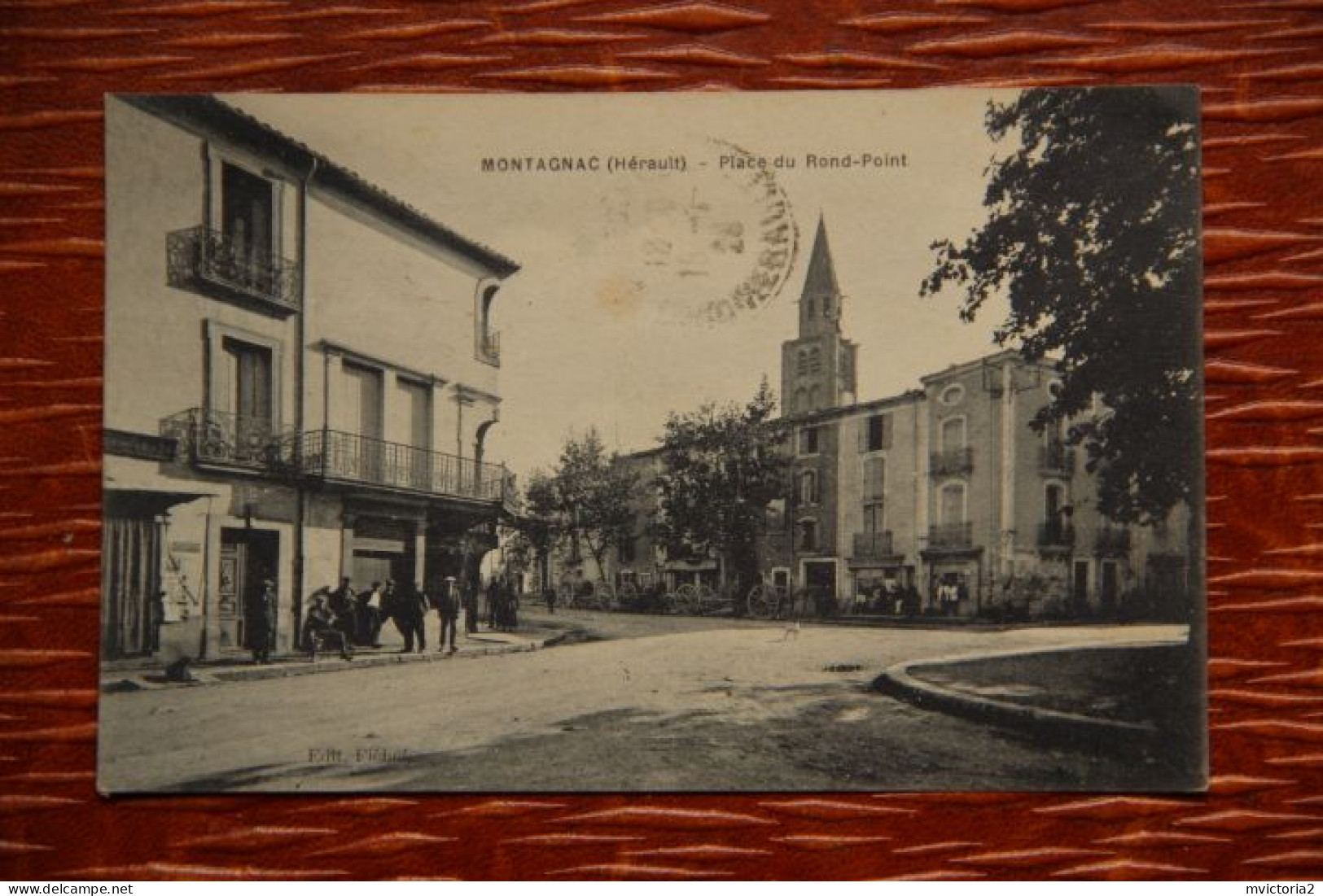 34 - MONTAGNAC : Place Du Rond Point - Montagnac