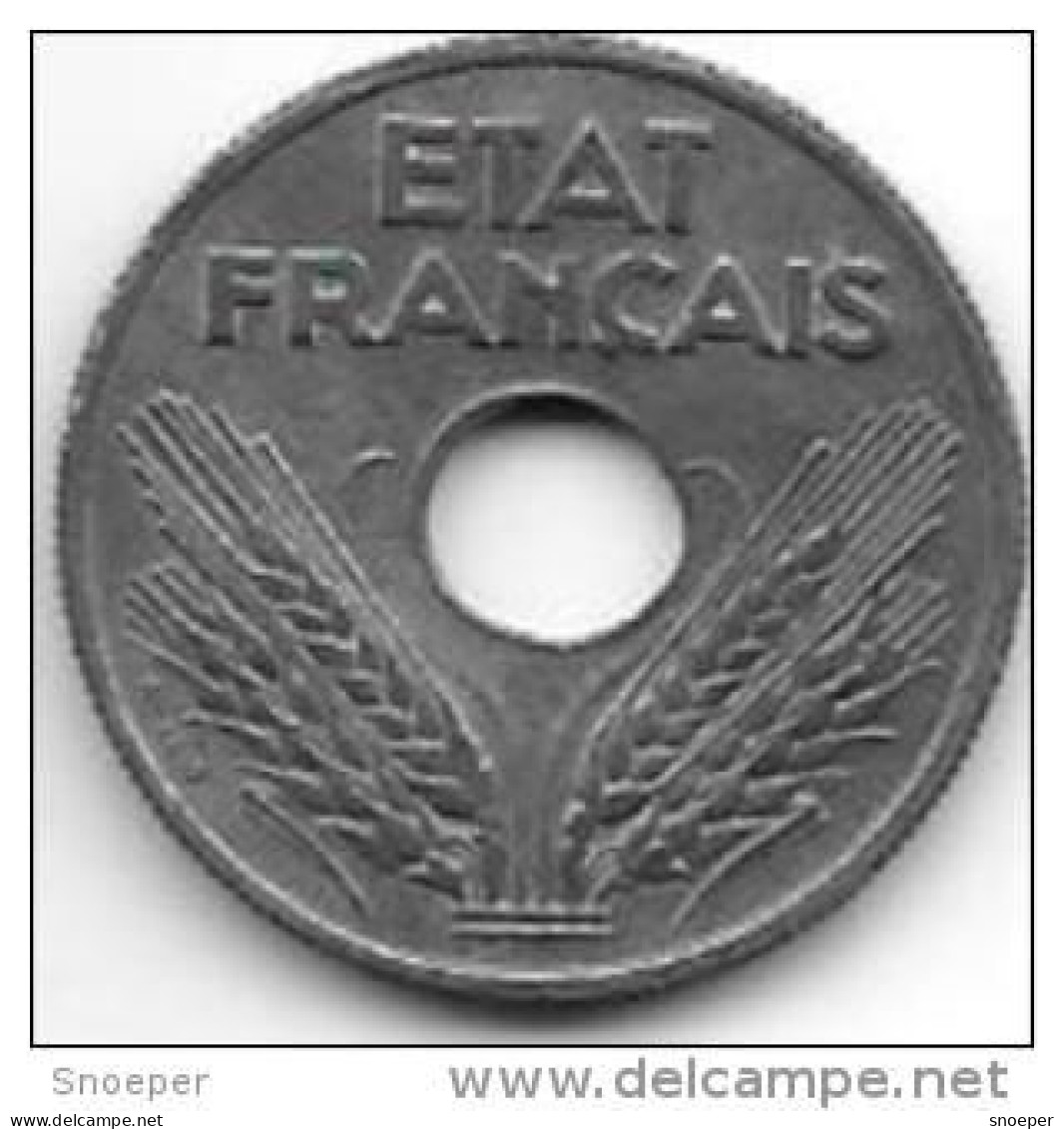 *france 10 Centimes  1942  Km  898.2   Unc/ms63 !!!! - 10 Centimes
