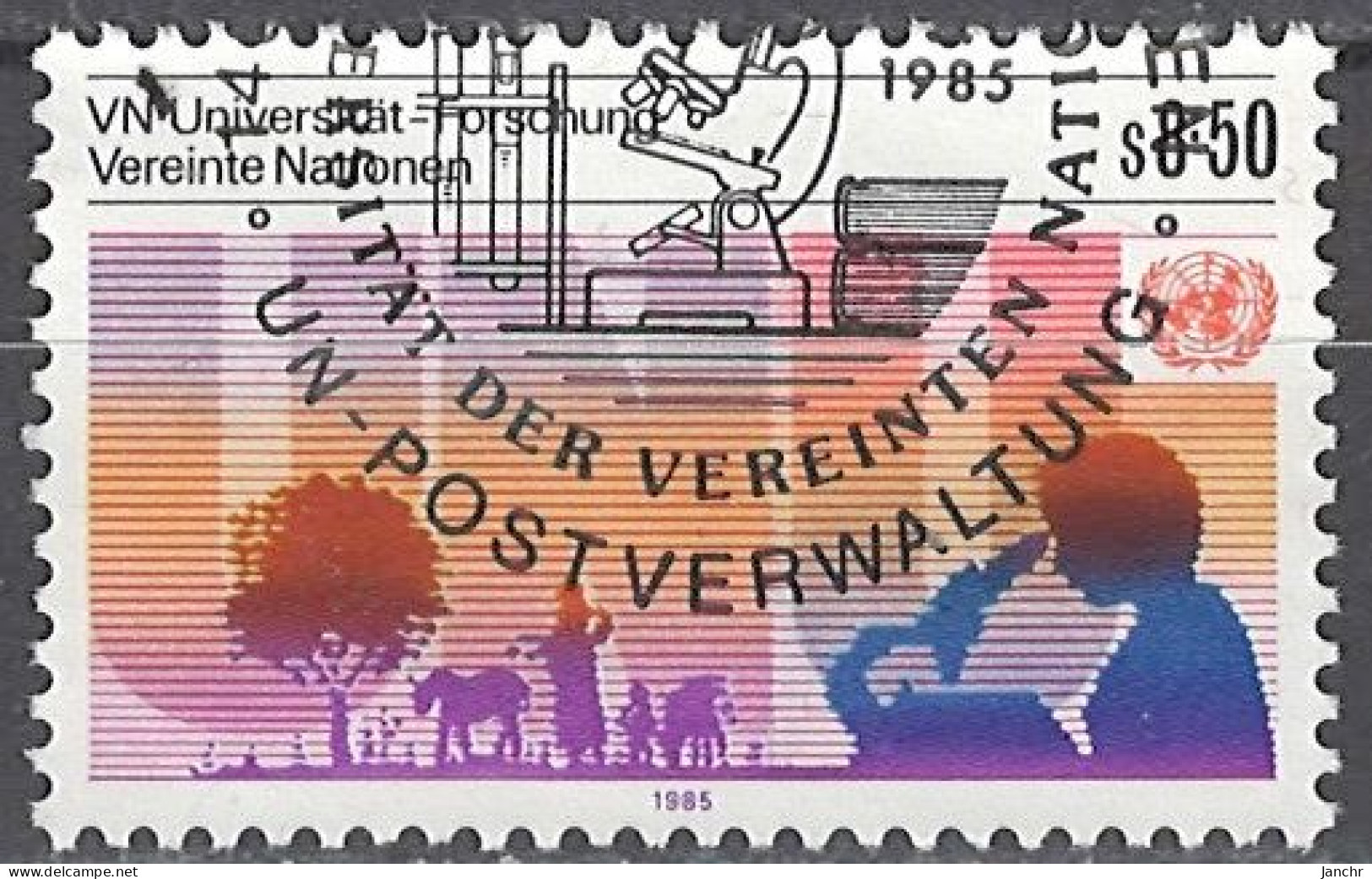 United Nations (UNO) - Vienna 1985. Mi.Nr. 48, Used O - Oblitérés