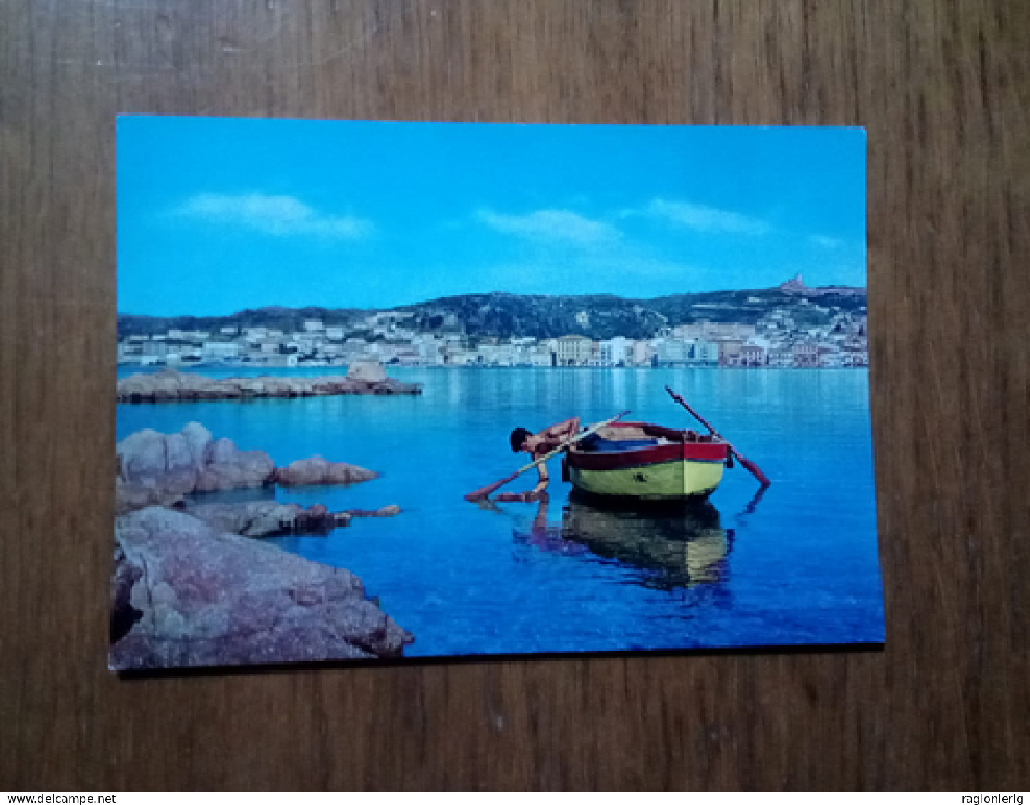 OLBIA TEMPIO - La Maddalena - Panorama - Ragazzo Con Barca A Remi - 1967 - Olbia