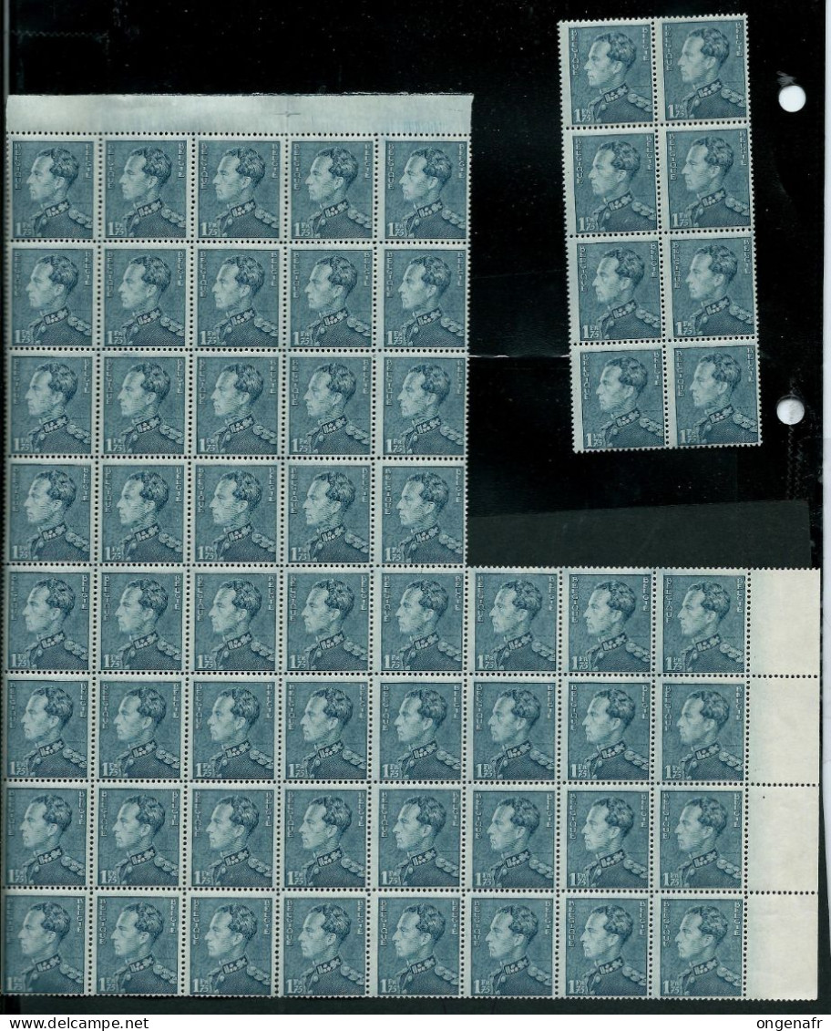 N° 430 ( ** )  En Blocs Diverses Teintes  - Soit: 154 Timbres - 1936-1951 Poortman