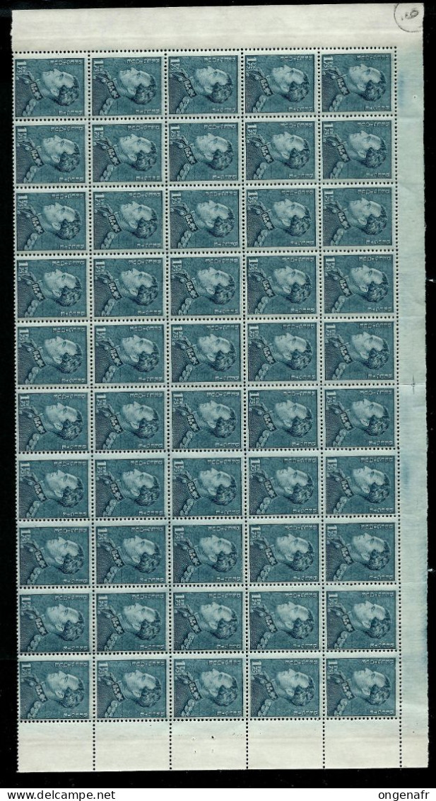 N° 430 ( ** )  En Blocs Diverses Teintes  - Soit: 154 Timbres - 1936-1951 Poortman