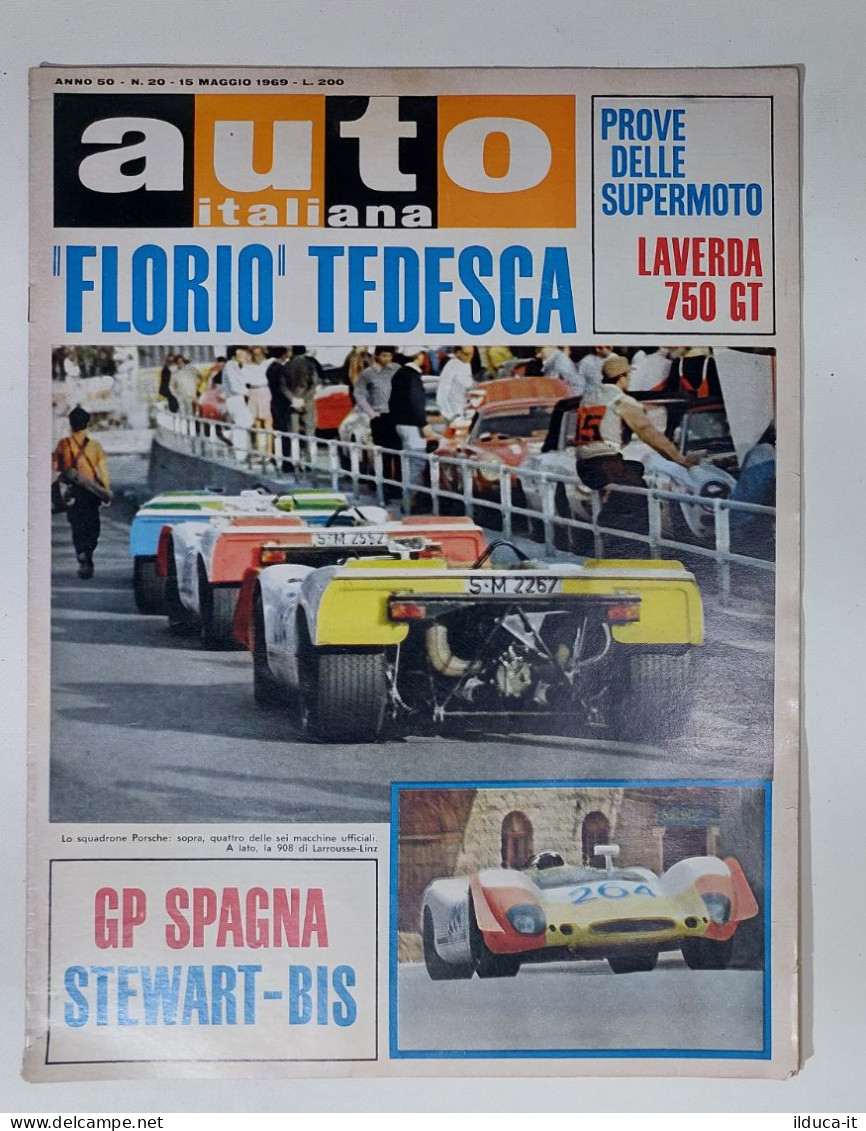 50429 Auto Italiana A. 50 Nr 20 1969 - Laverda 750 GT - GP Spagna - Motores