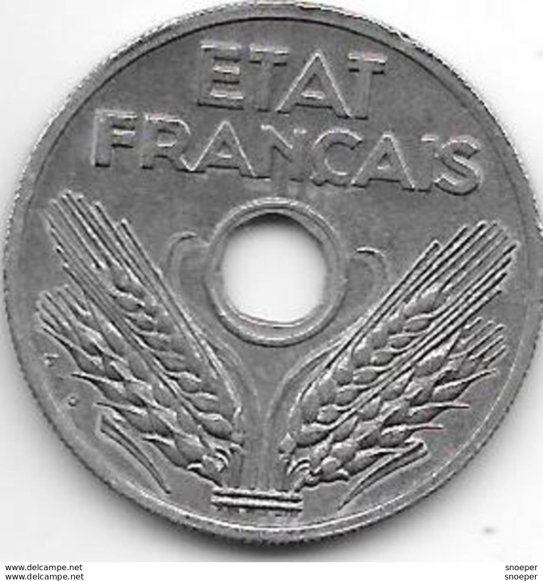 France 20 Centimes  1941  Km  899   Xf+  !!! - 20 Centimes