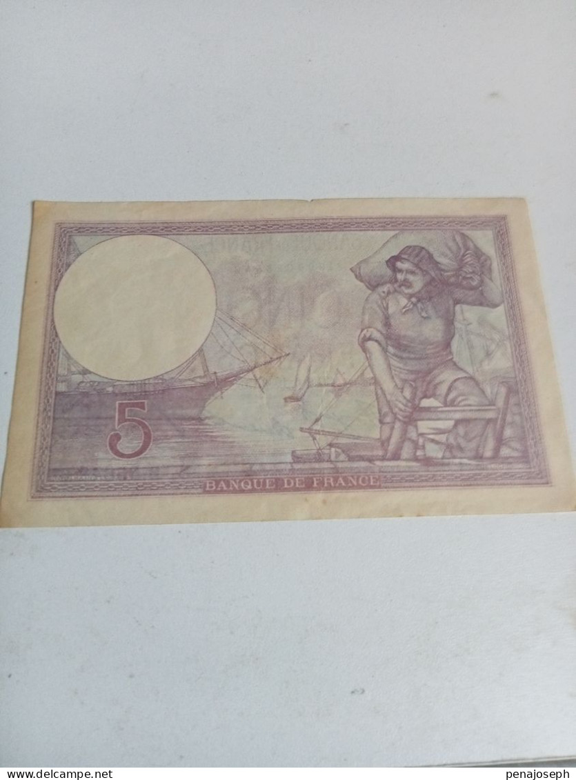 Billet de 5 Francs 1933 Femme Casquée en SUP