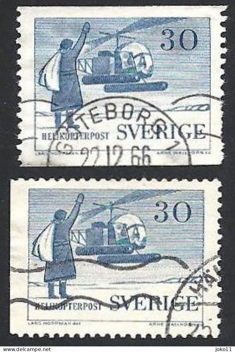 Schweden, 1958, Michel-Nr. 434 A+Dl, Gestempelt - Used Stamps