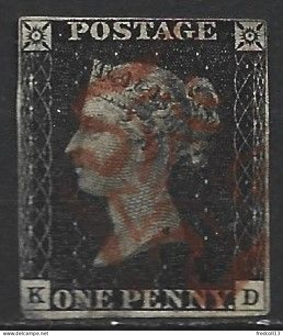 GRANDE-BRETAGNE 1 Oblitéré Côte 325 € - Used Stamps