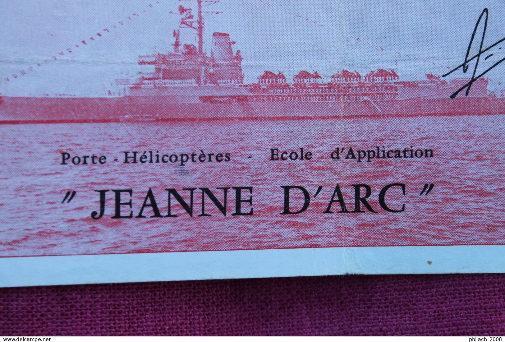 Billet De Cinq Francs  Navire Jeanne D'Arc - Kilowaar - Bankbiljetten