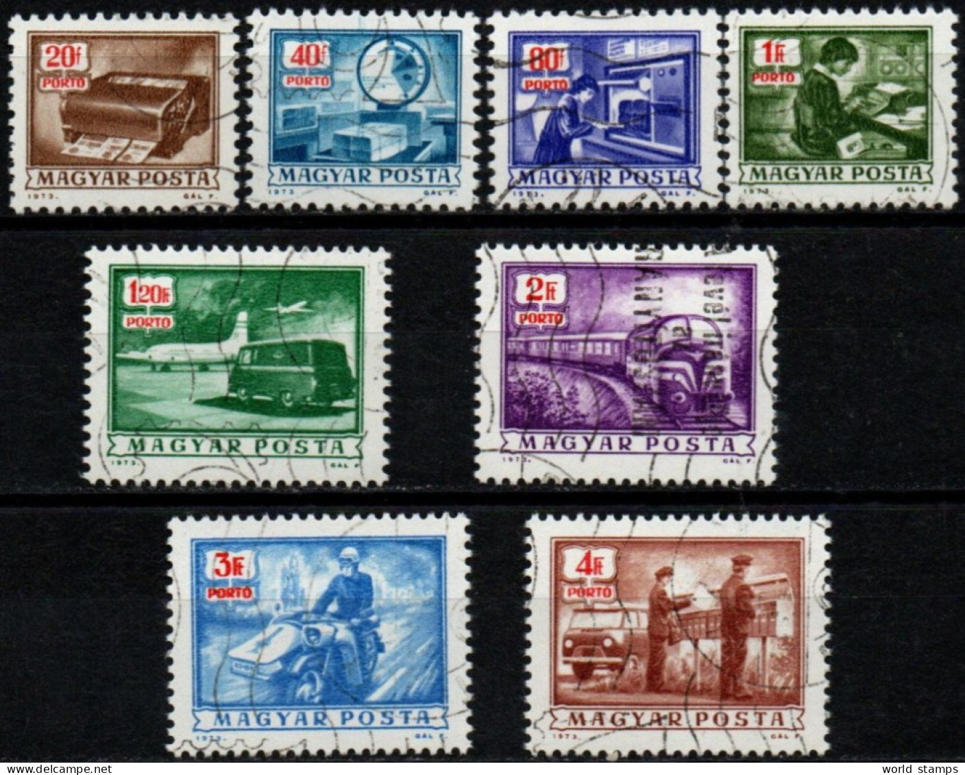 HONGRIE 1973 O - Postage Due