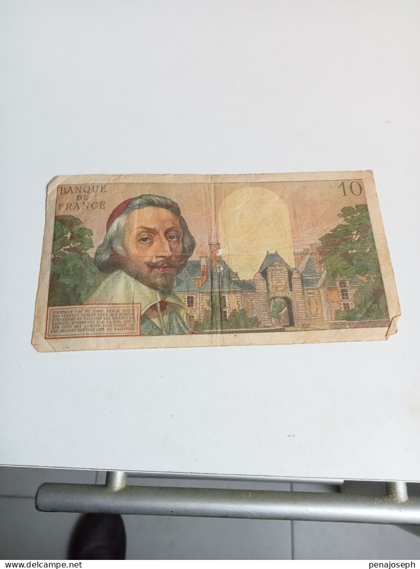 Billet 10 Nouveaux Francs (Richelieu) 1962  France - 10 NF 1959-1963 ''Richelieu''