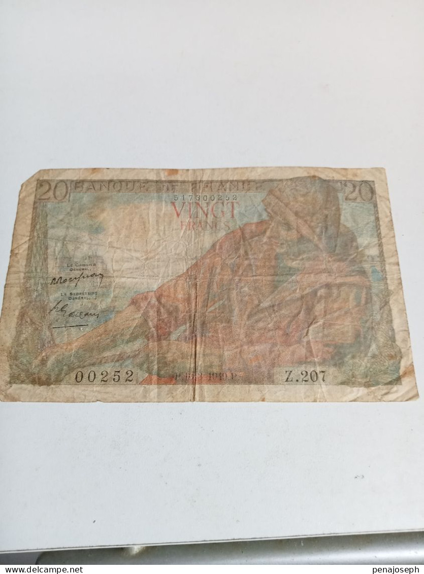 Billet De 20 Francs 1949 - 20 F 1942-1950 ''Pêcheur''