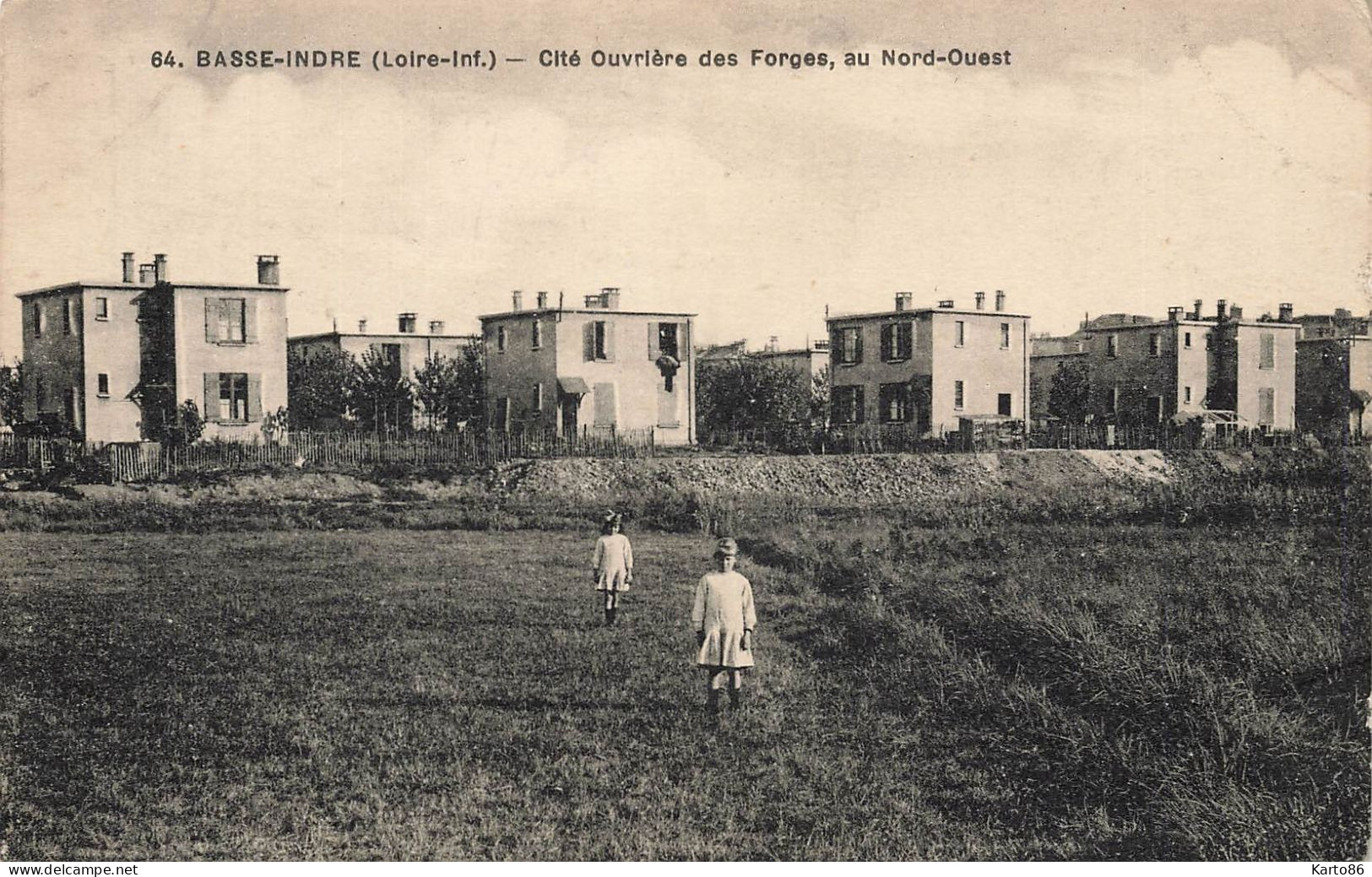 Basse Indre * Cité Ouvrière Des Forges , Au Nord Ouest * Enfants Villageois Architecte Architecture - Basse-Indre