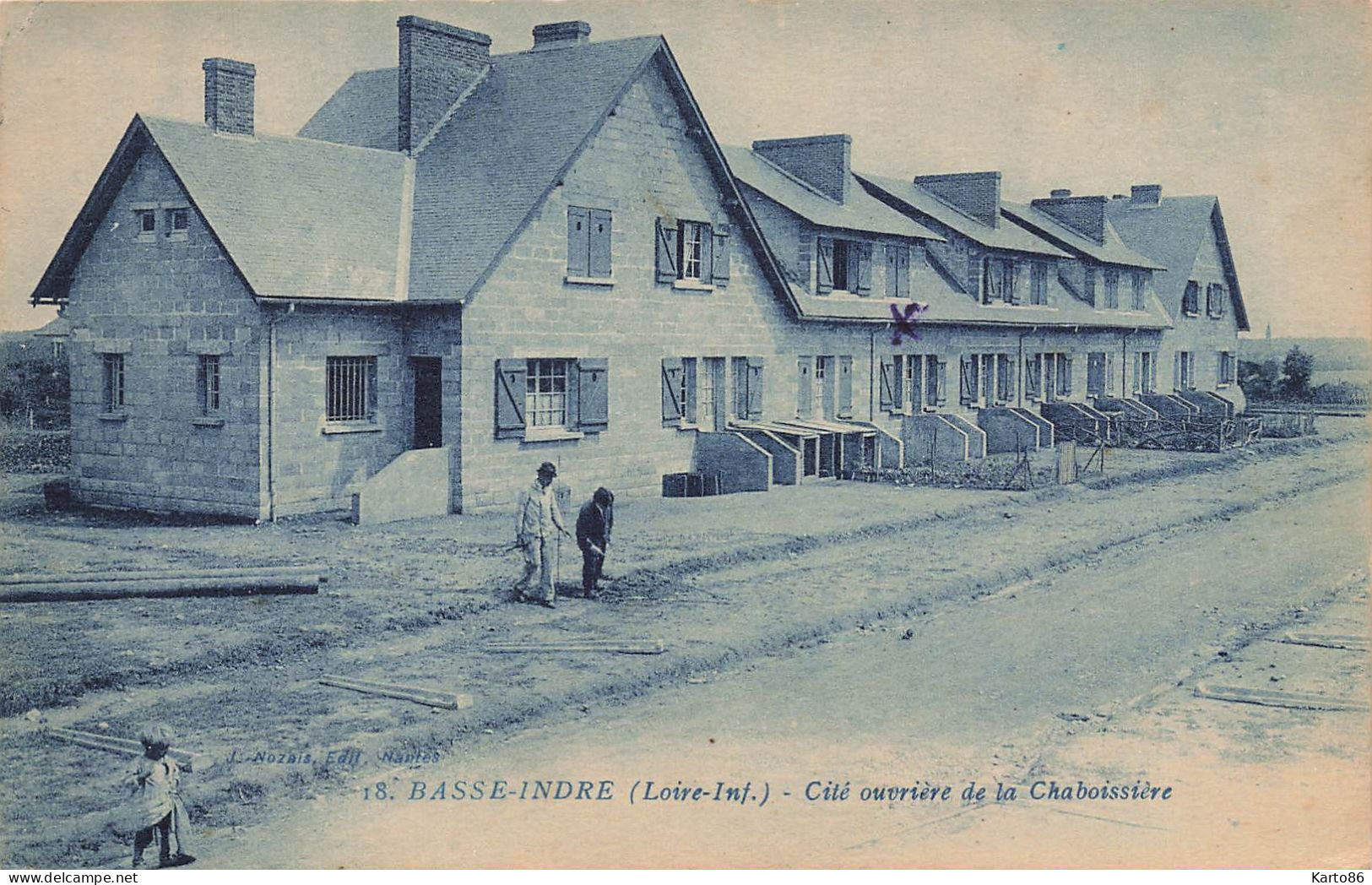 Basse Indre * Cité Ouvrière De La Chabossière ( Coueron ? ) * Enfants Villageois Architecte Architecture - Basse-Indre