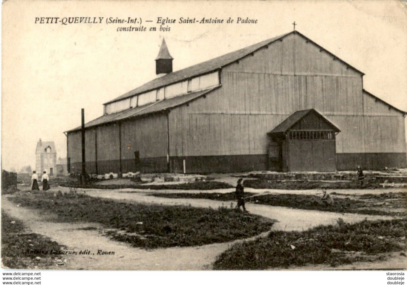 D76  PETIT QUEVILLY Église Saint Antoine De Padoue Construite En Bois - Le Petit-quevilly