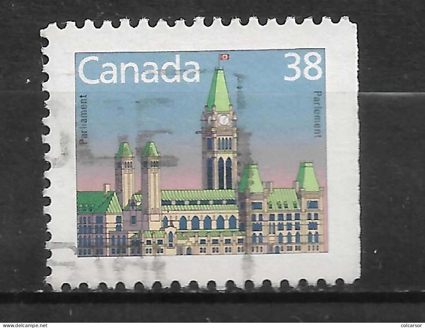 "CANADA  N°   1079A " PARLEMENT " - Used Stamps