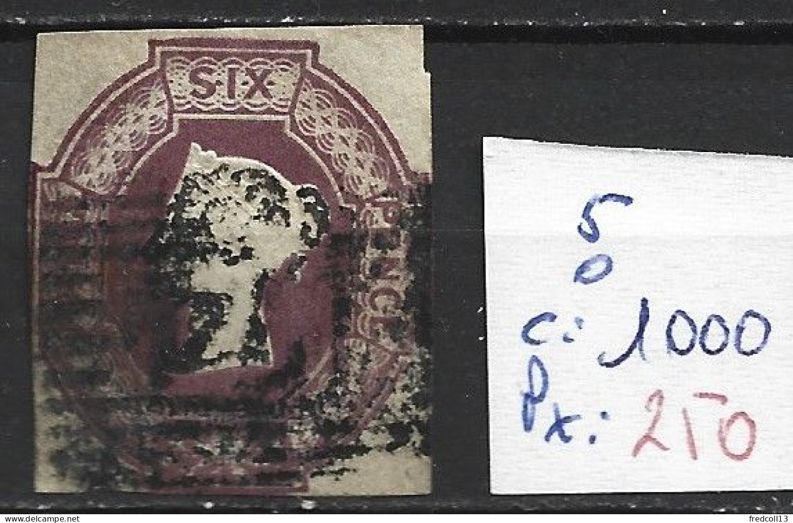 GRANDE-BRETAGNE 5 Oblitéré Côte 1000 € ( 1 Clair Bas Gauche ) - Used Stamps