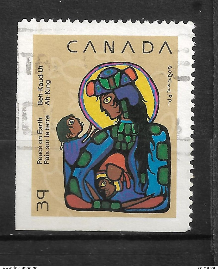 "CANADA  N°   1161A " PAIX SUR LA TERRE " - Used Stamps