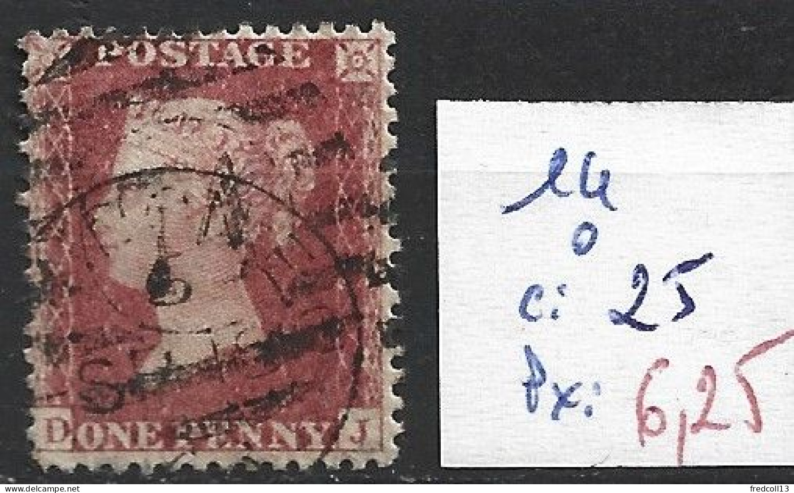 GRANDE-BRETAGNE 14 Oblitéré Côte 25 € - Used Stamps