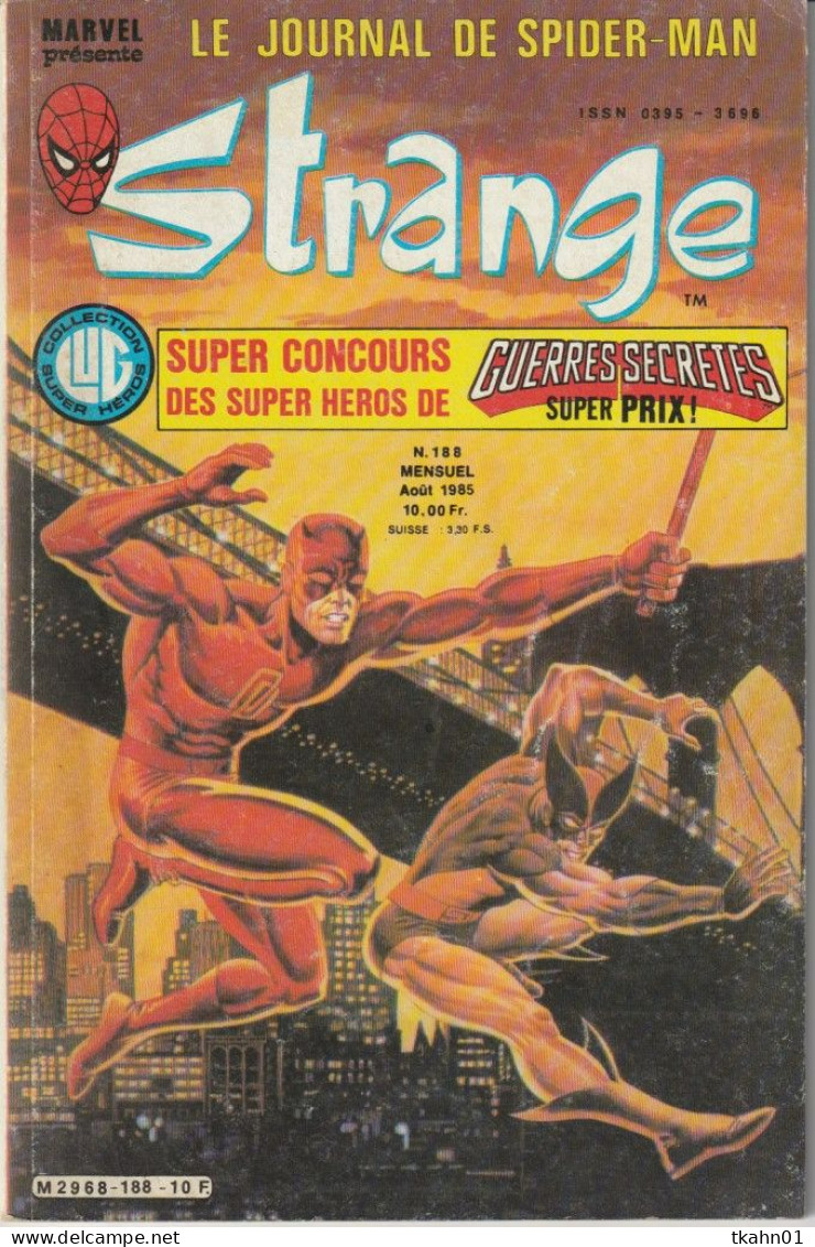 STRANGE N° 188 " LUG " DE 1985  B/TBE - Strange