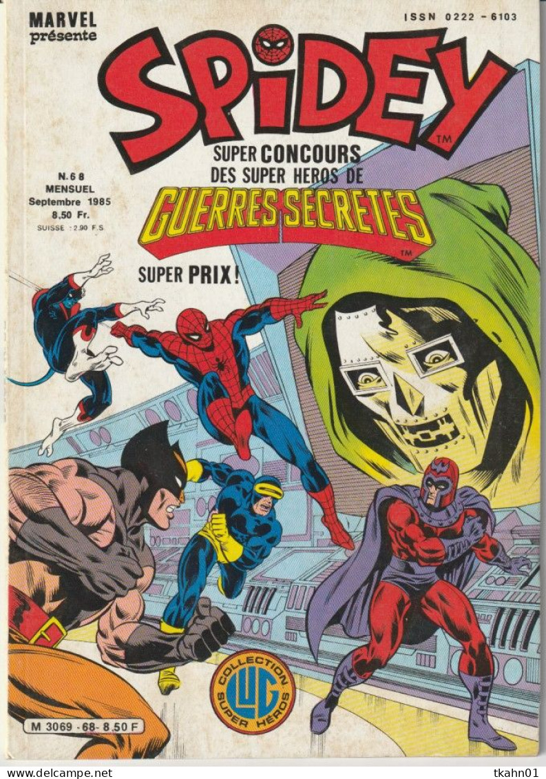 SPIDEY N° 68 " LUG " DE 1985  BE/TBE - Spidey