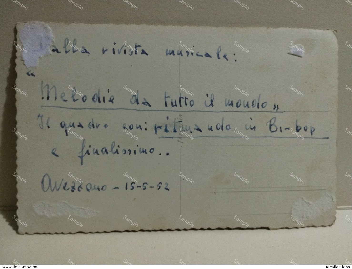 Italy Italia Abruzzo AVEZZANO Music Band MELODIE DA TUTTO IL MONDO 1952. - Avezzano