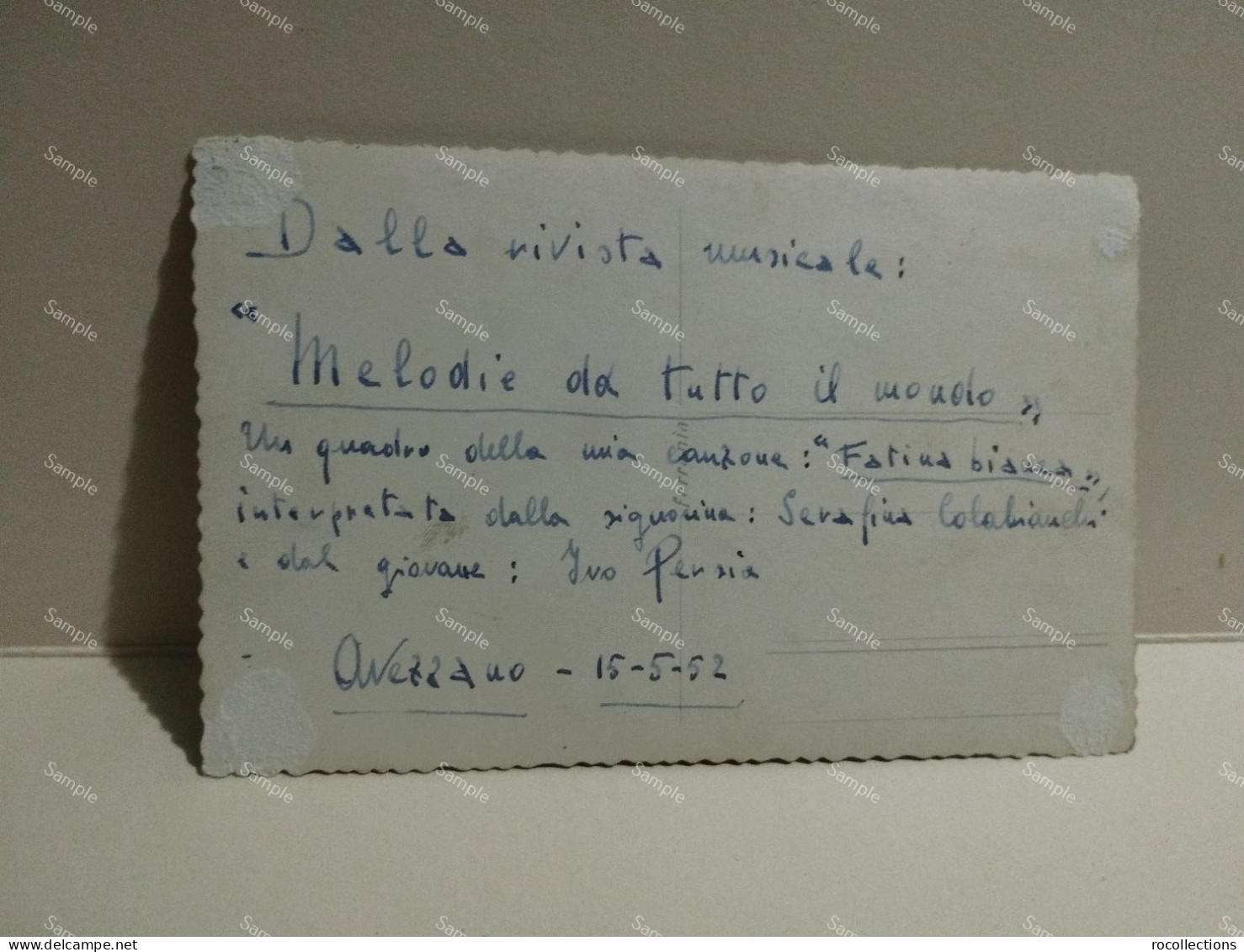 Italy Italia Abruzzo AVEZZANO Music Band MELODIE DA TUTTO IL MONDO Fatima Bianca 1952. - Avezzano