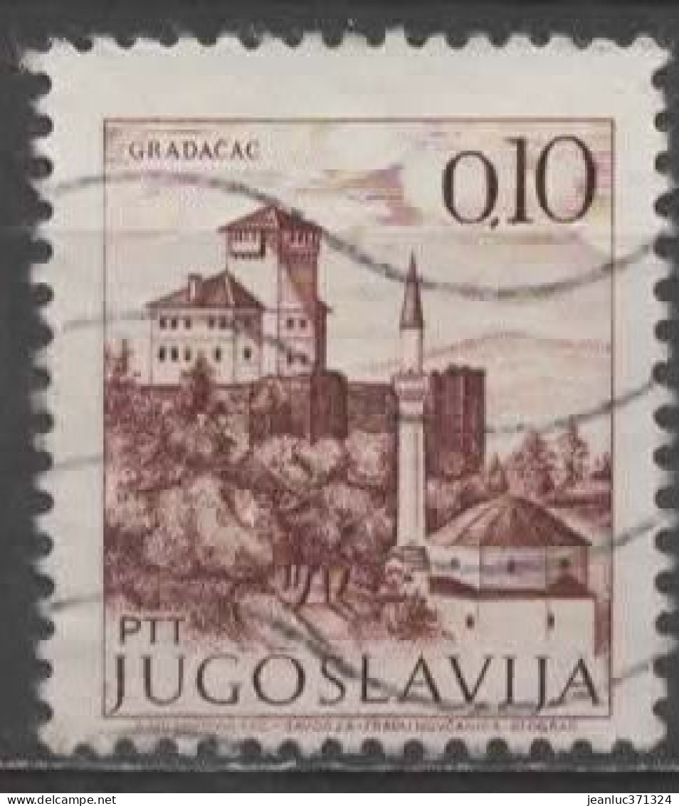 YOUGOSLAVIE N° 1312A Y&T O 1971-1972 Tourisme (Gradačac) - Gebraucht