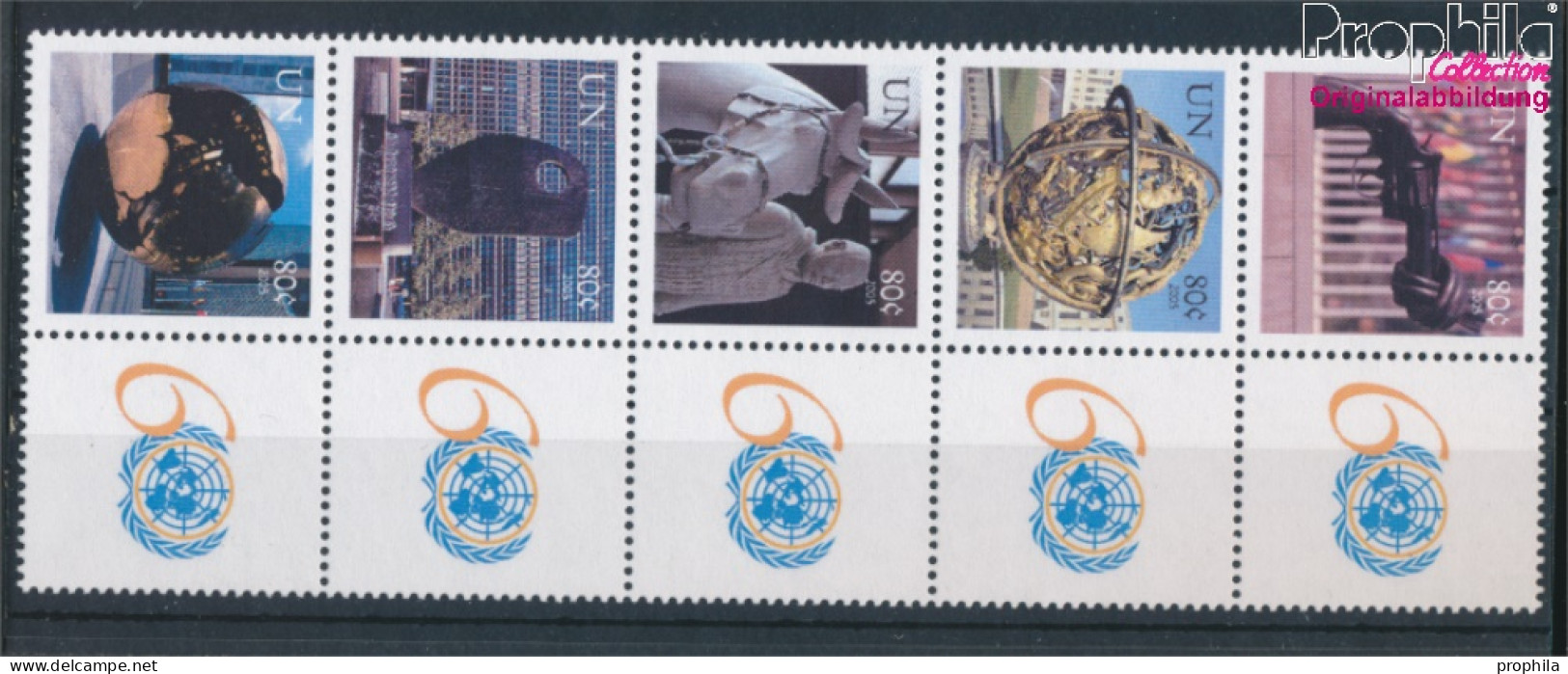 UNO - New York 977Zf-981Zf Zehnerblock (kompl.Ausg.) Postfrisch 2005 Grußmarken (10325905 - Unused Stamps