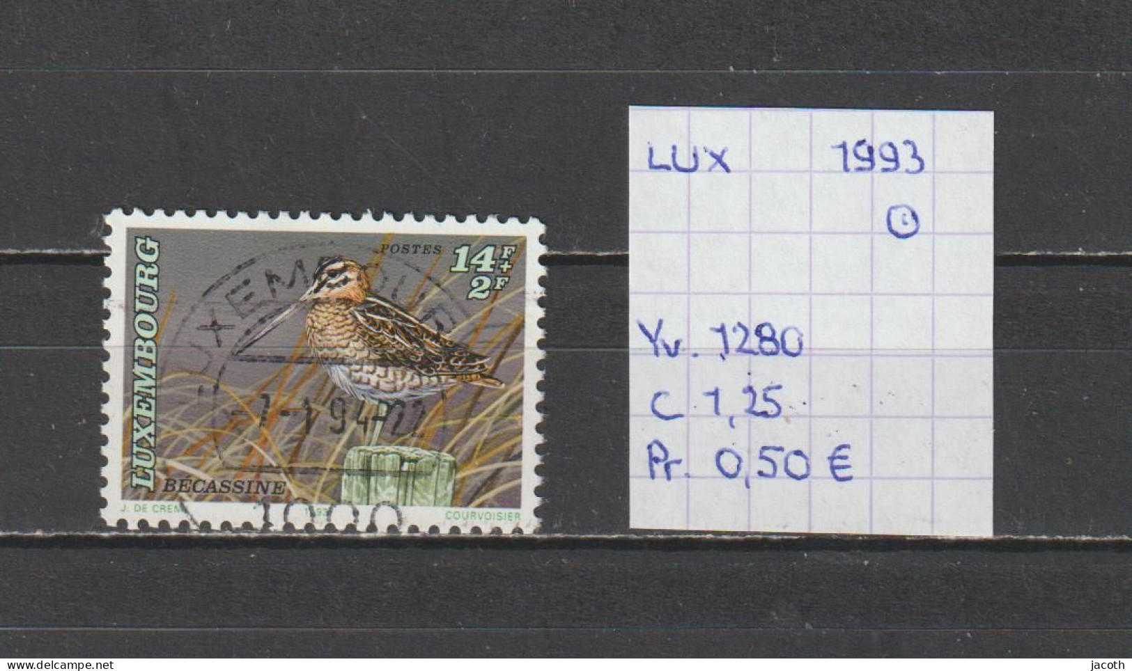 (TJ) Luxembourg 1993 - YT 1280 (gest./obl./used) - Gebruikt