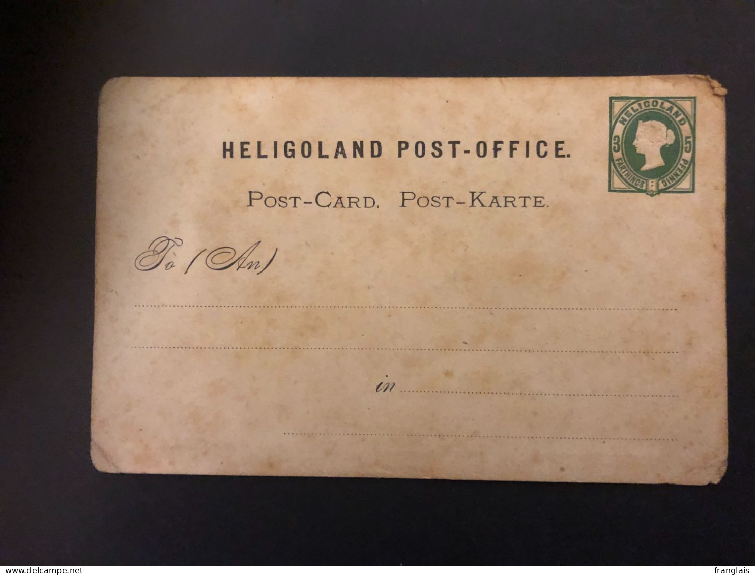 Heligoland Printed Stationery - Heligoland (1867-1890)