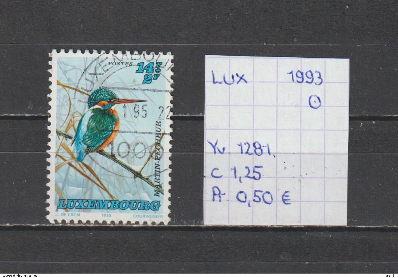 (TJ) Luxembourg 1993 - YT 1281 (gest./obl./used) - Gebruikt