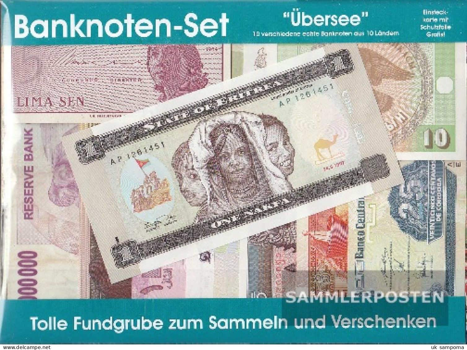 All World 10 Various Money  Out Overseas - Kiloware - Banknoten