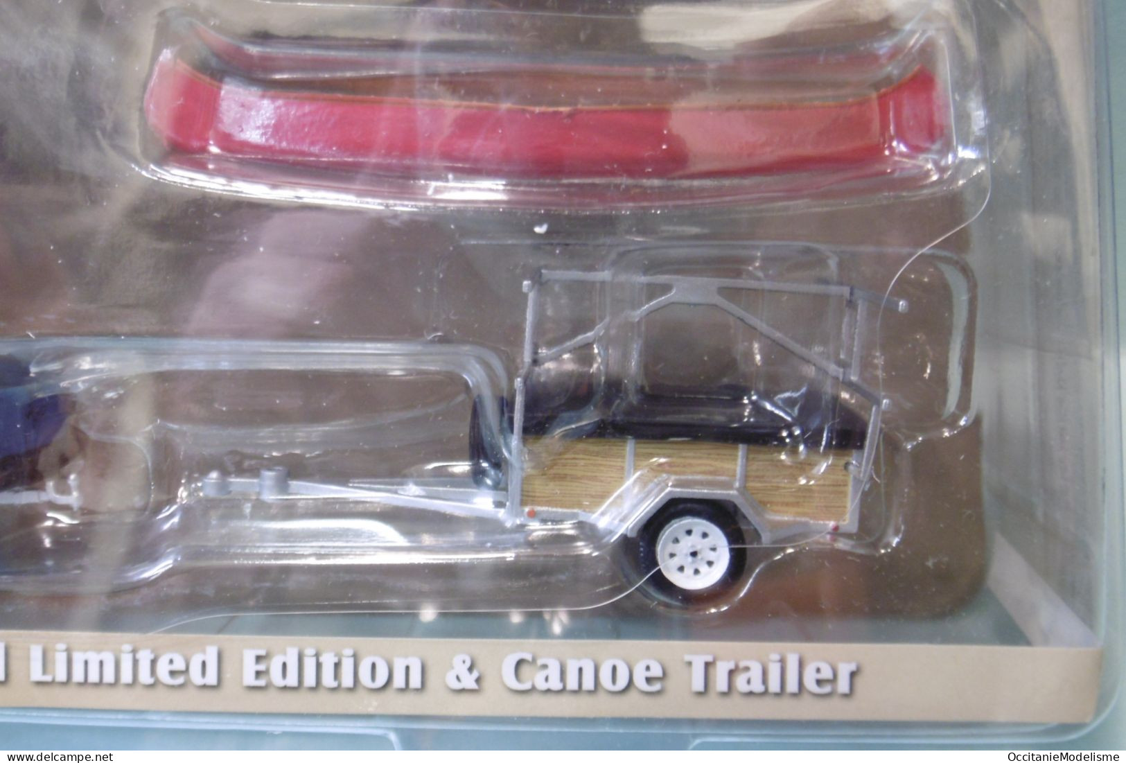 Greenlight - Jeep Gladiator Texas Trail 2021 + Remorque Porte Canoë Kayak Réf. 32240-C Neuf 1/64 - Andere & Zonder Classificatie