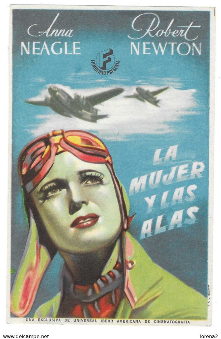 Programa Cine. La Mujer Y Las Alas. 19-1664 - Cinema Advertisement