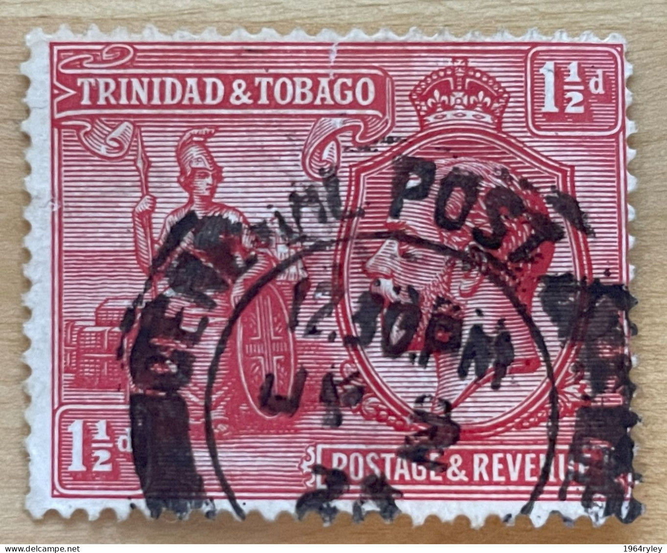 TRINIDAD & TOBAGO - (0) - 1922-1928 -  # 23 - Trinidad & Tobago (...-1961)