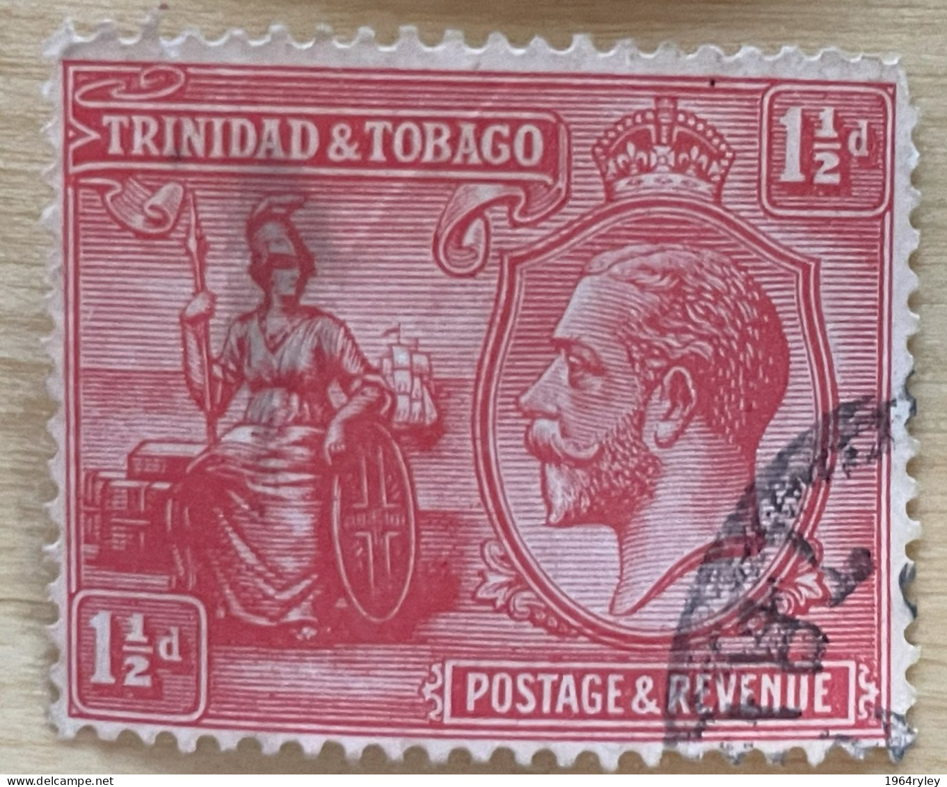 TRINIDAD & TOBAGO - (0) - 1922-1928 -  # 23 - Trinidad & Tobago (...-1961)