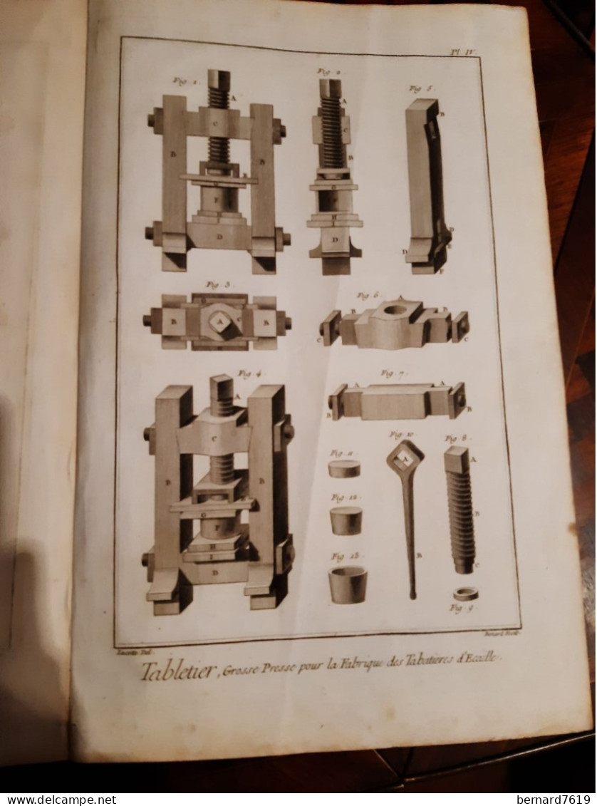 4 + 1 Planches  Anciennes - Tabac -  Tabletier - Autres Plans