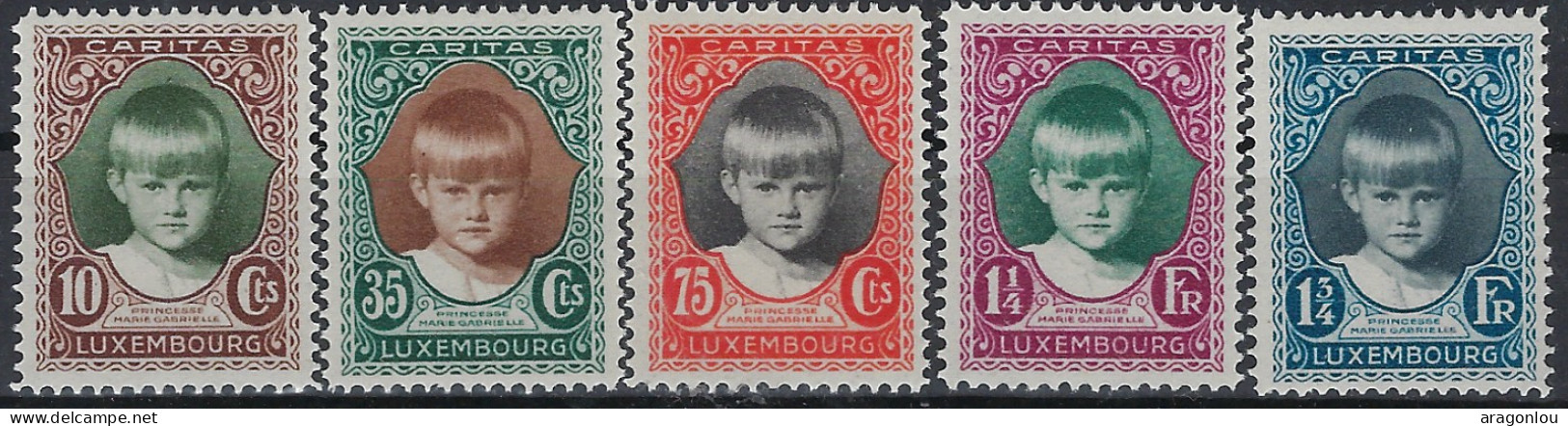 Luxembourg - Luxemburg - Timbre Série 1929   Princesse Marie-Gabrielle   MNH** - Oblitérés