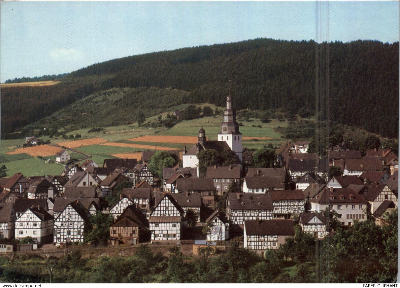 5789 HALLENBERG, Blick Auf Den Ort - Meschede