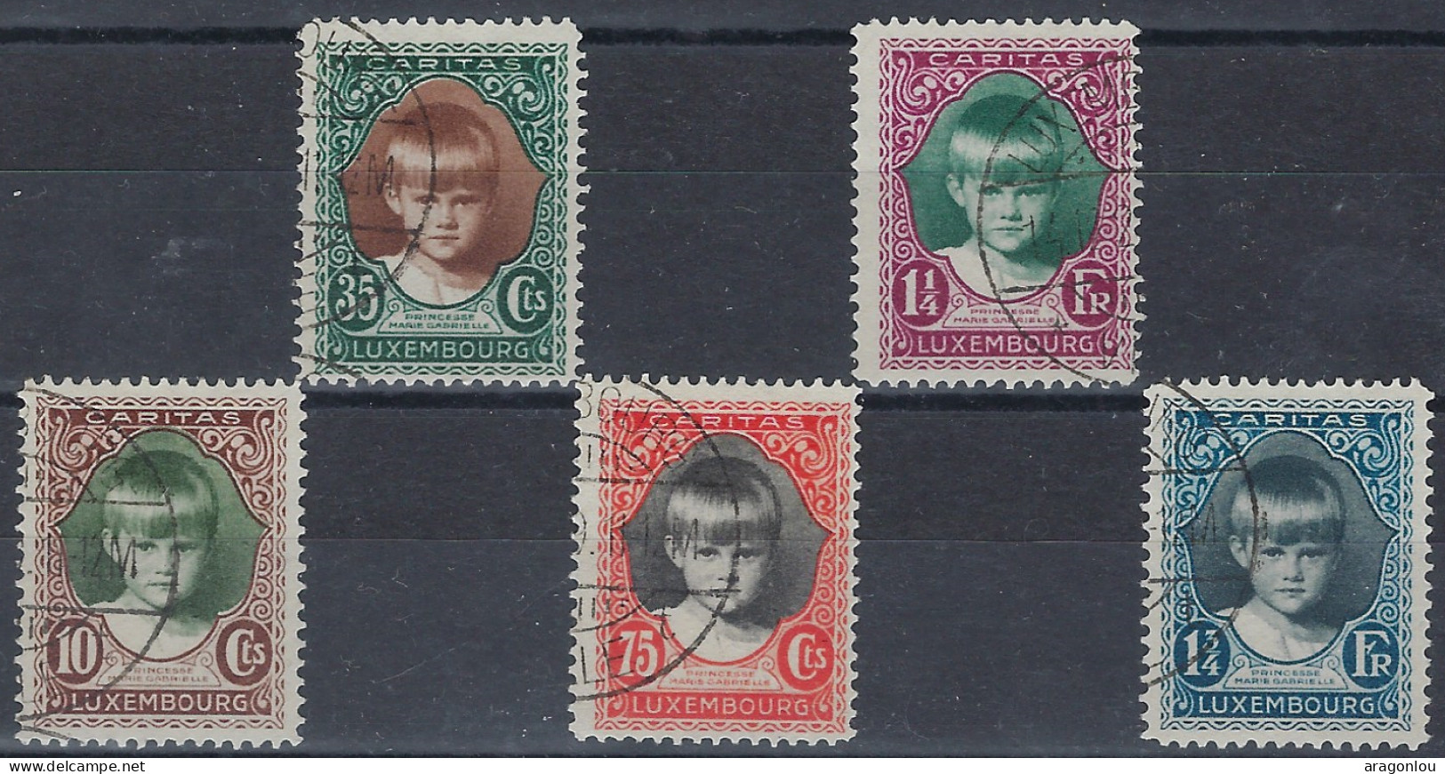 Luxembourg - Luxemburg - Timbre Série 1929   Princesse Marie-Gabrielle   ° - Usados