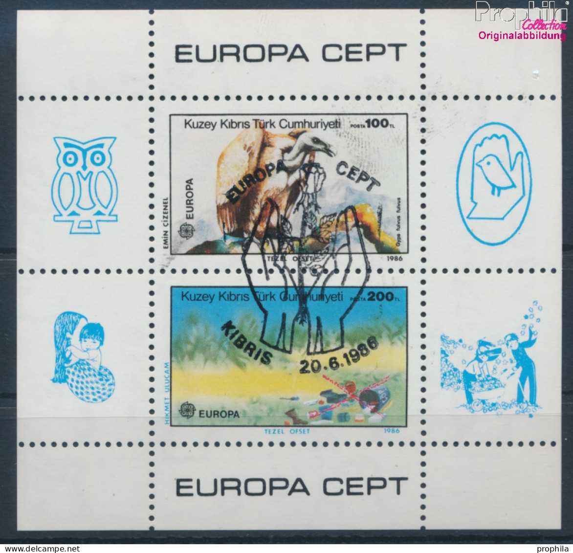 Türkisch-Zypern Block5 (kompl.Ausg.) Gestempelt 1986 Umweltschutz (10309562 - Oblitérés