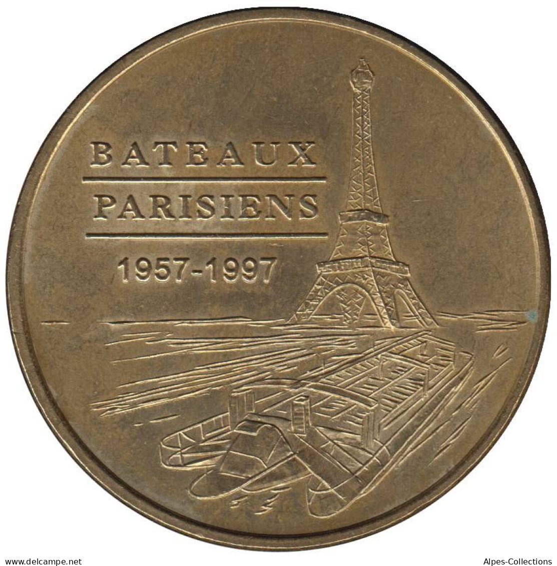 75-0251 - JETON TOURISTIQUE MDP - Bateaux Parisiens - 1957-1997 - 1998.1 - Non-datés